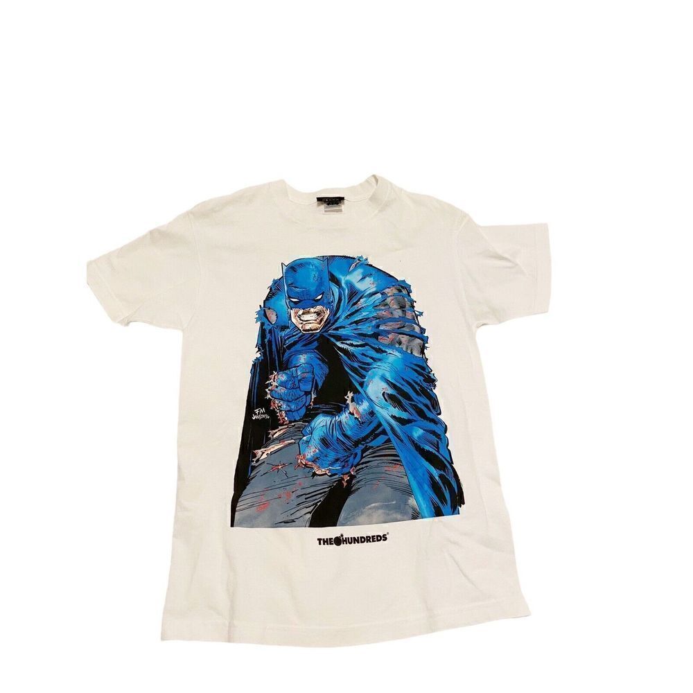 The Hundreds x BATMAN THE DARK KNIGHT M Graphic Tee FRANK MILLER WHITE CLEAN